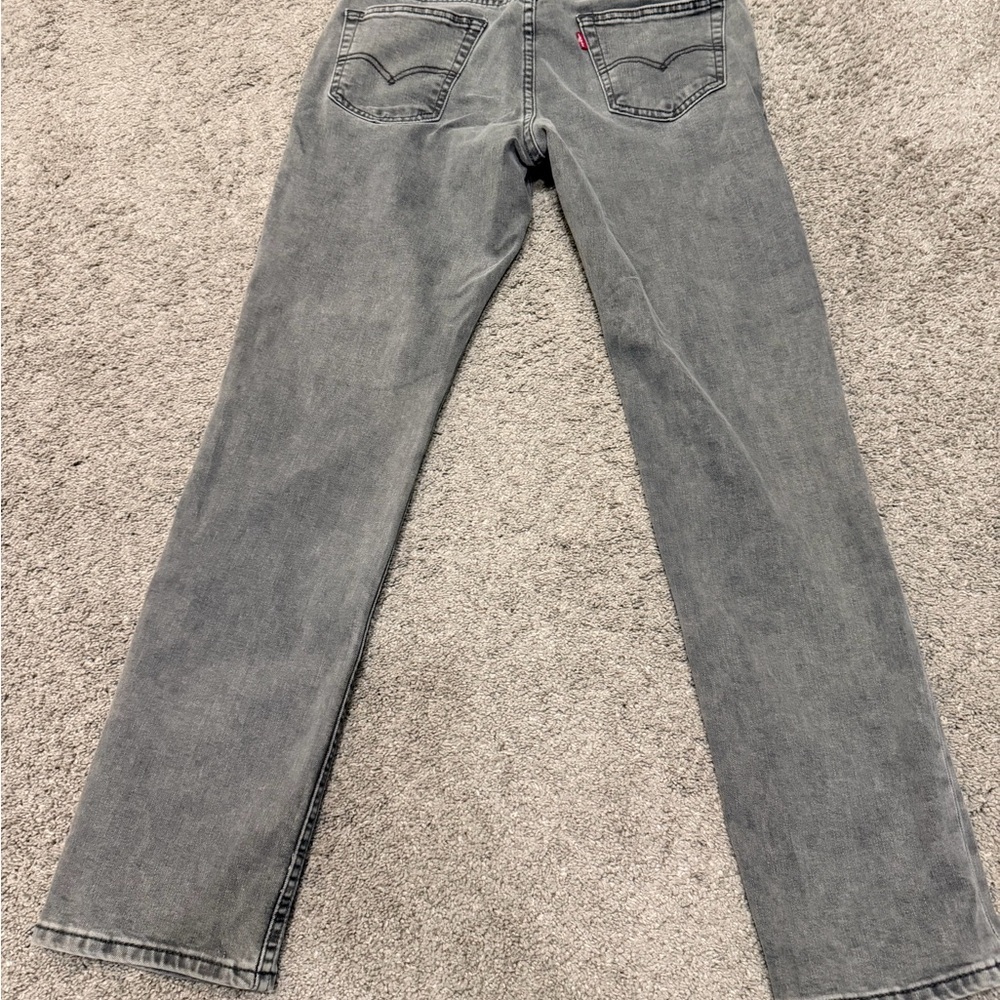 Levi’s Men's Gray Straight Leg Jeans - Picture 5 of 6